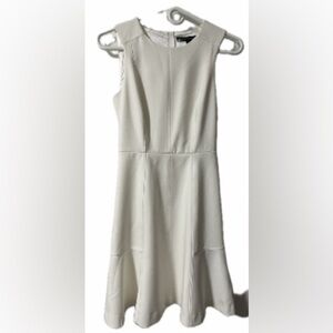 White House Black Market Cream Mini Dress